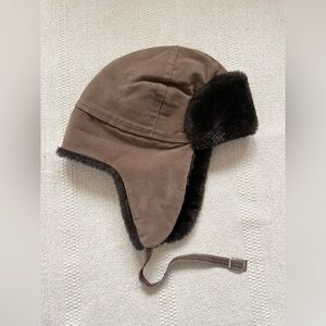 Vintage USPS Mail Letter Carrier Brown Trapper Ushanka Hat Cap Union USA Made
